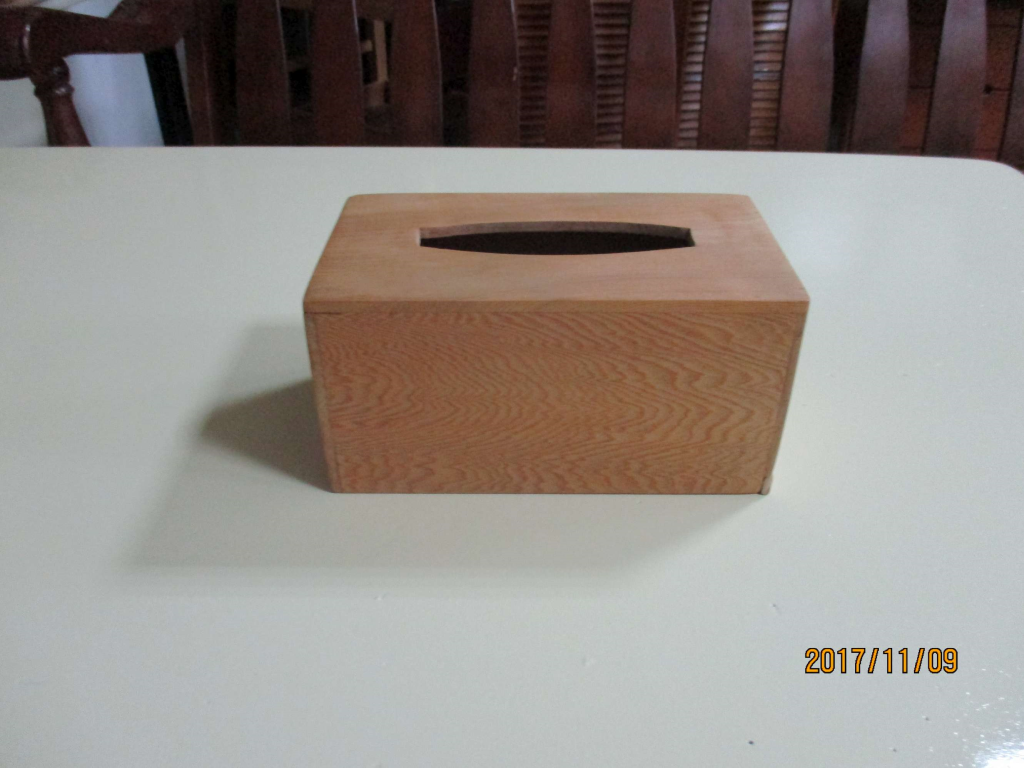 O-373(檜木面紙盒)